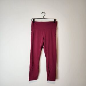 Lululemon Crop Leggings With Pocket Size 12